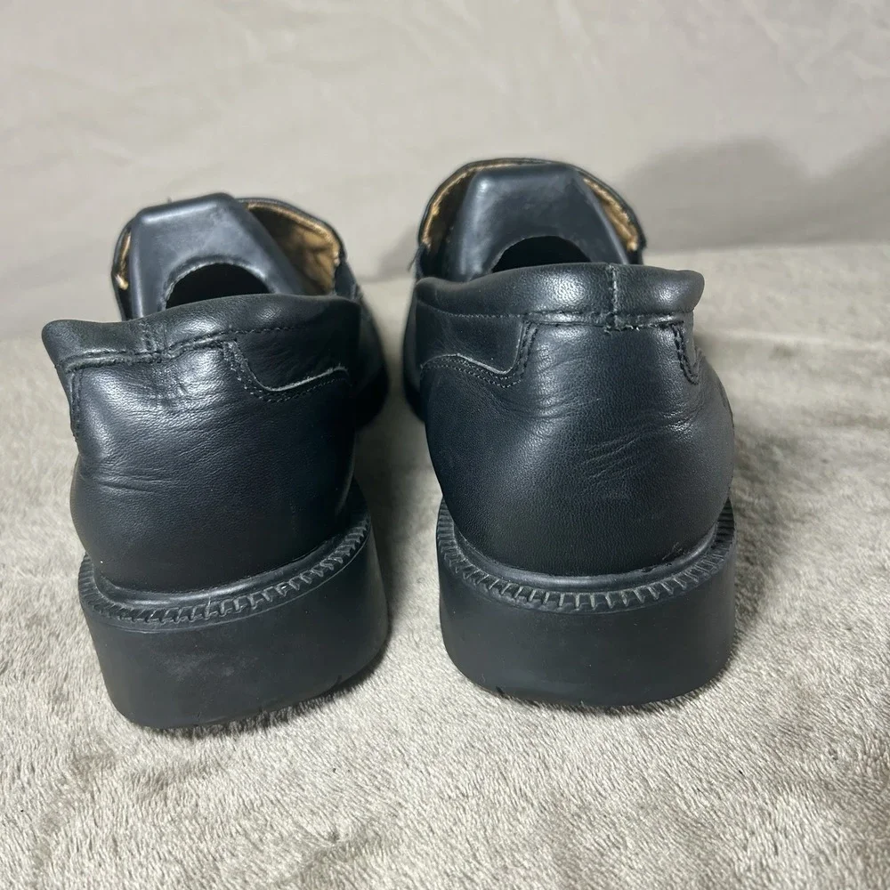 Timberland Smart Comfort Waterproof Black Leather Slip-On Loafer Men's Size 8.5